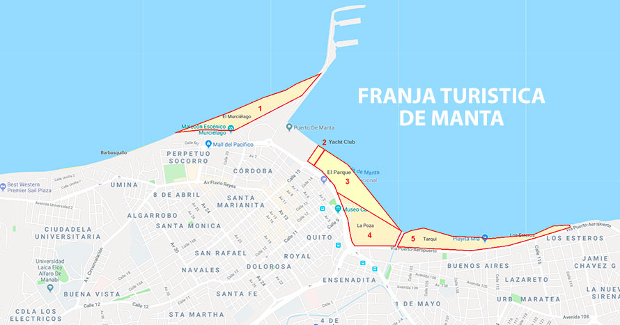 LA FRANJA TURISTICA DE MANTA