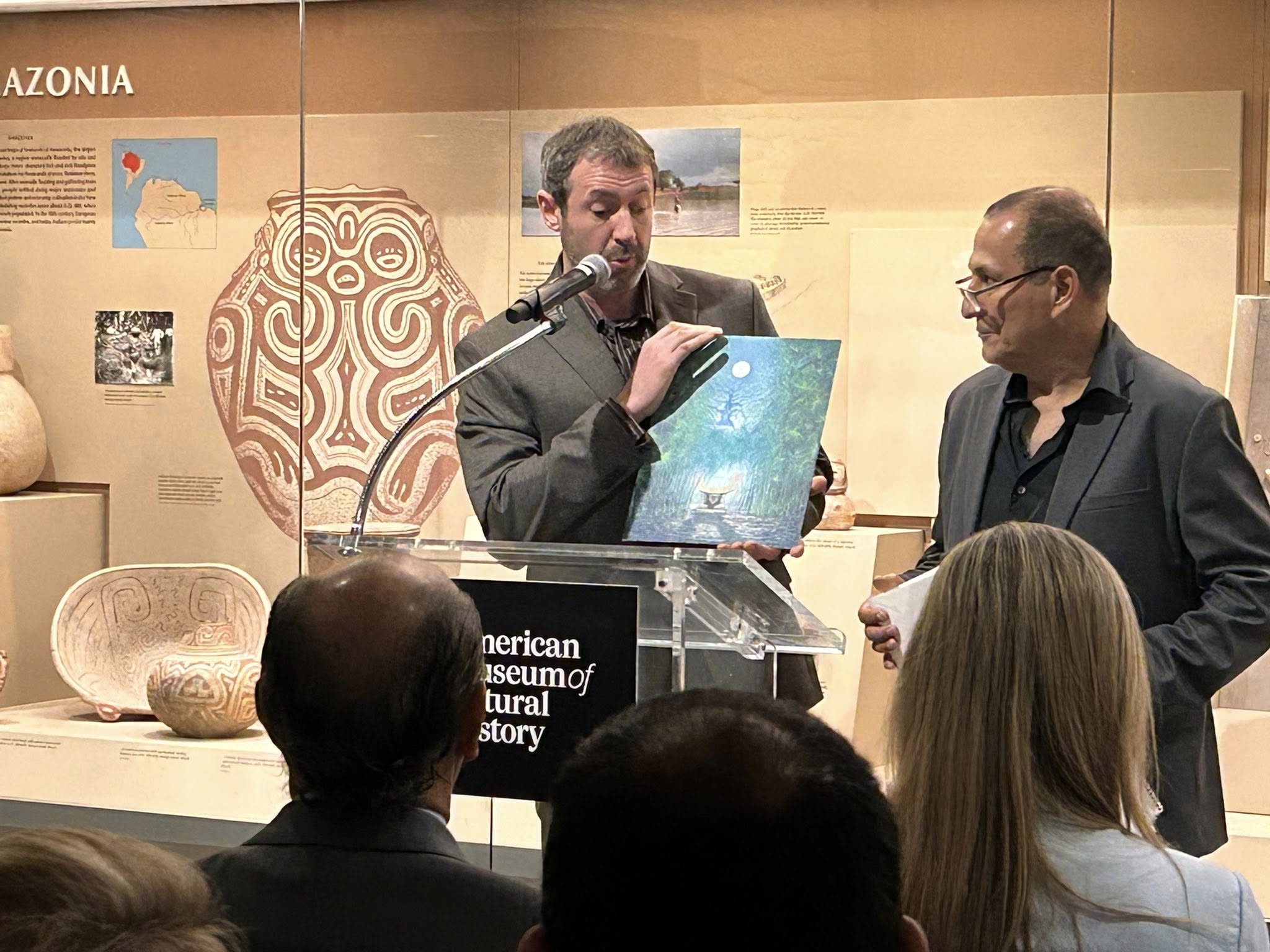 Foto 8. Ivo Uquillas en AMNH