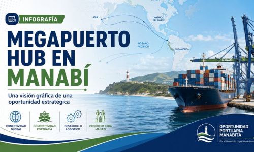 Infografía Megapuerto Hub Manabí