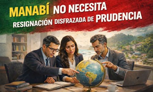 Manabí no necesita resignación disfrazada de prudencia
